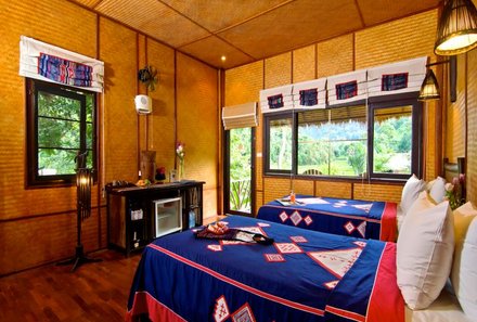 Familienreise Thailand - Thailand Teens on Tour - Hmong Lodge Betten