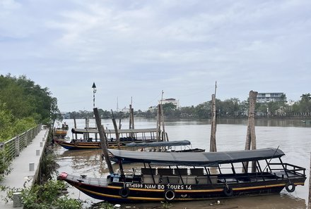 Vietnam for family - Familienreise Vietnam mit Kindern - Schiffe Mekong Fluss