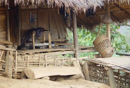 Thailand Familienreisen - Thailand Family & Teens - Hmong Dorf Hütte