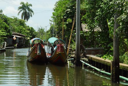 Thailand Familienreise mit Kindern - Thailand for family individuell - Longtailboote