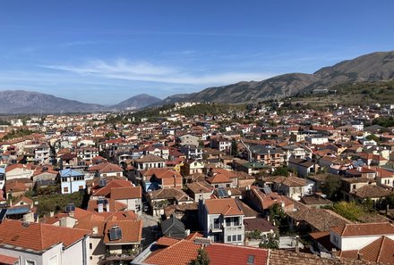 Albanien Familienreise - Albanien for family individuell - Blick auf Korca