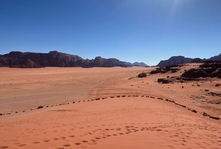 Jordanien Rundreise mit Kindern - Jordanien for family - Wüstenlandschaft