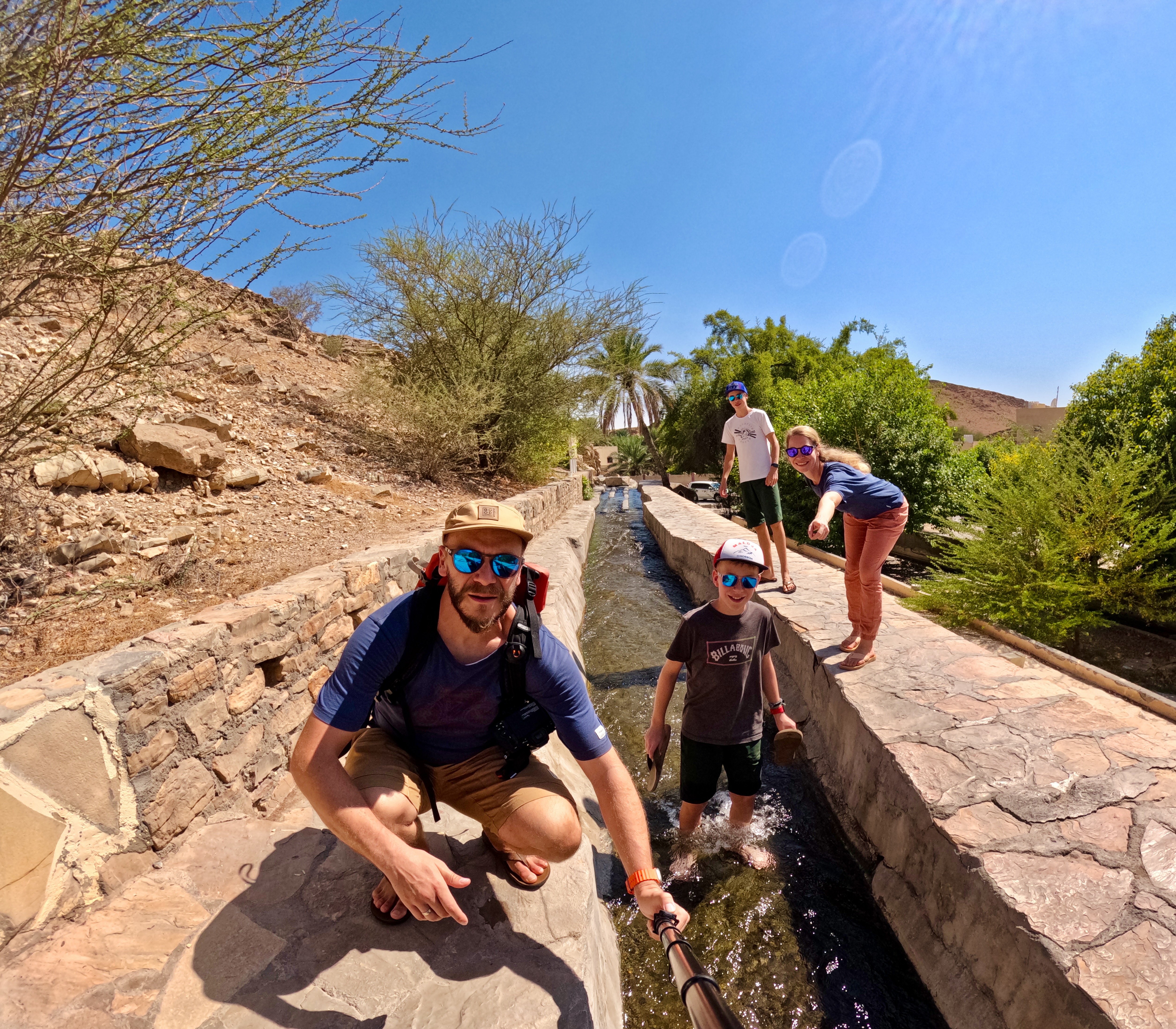 Reisebericht Oman mit Kindern - Birkat Al Mauz Wasserkanal