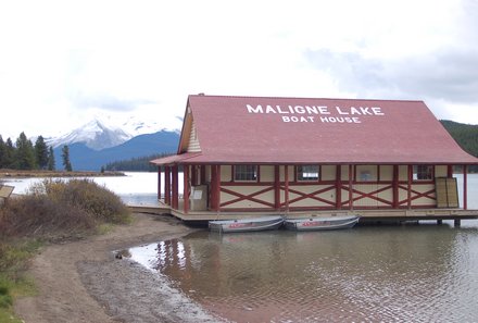 Westkanada for family - Familienurlaub Kanada - Maligne Lake