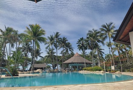 Malaysia mit Kindern - Malaysia Urlaub mit Kindern - Pool - Nexus Resort Karambunai