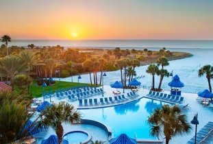 Florida Rundreise mit Kindern - Florida for family individuell - Clearwater - Sheraton Sand Key Resort - Pool