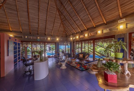 Costa Rica for family Deluxe - Familienreise in Costa Rica - Xandari Resort & Spa - Lobby 