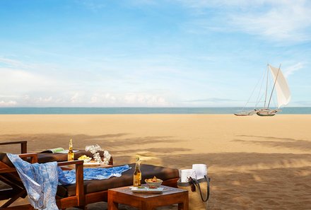 Sri Lanka for family Deluxe - Sri Lanka Individualreise mit Kindern - Negombo - Jetwing Blue Hotel - Strand