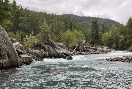 Westkanada for family - Familienurlaub Kanada - Train Wreck Trail Natur