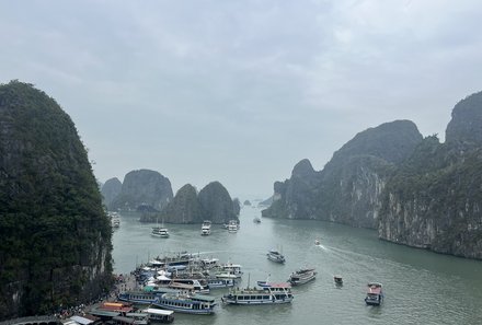 Vietnam Familienreise - Vietnam for family Summer - Blick auf die Halong Bucht