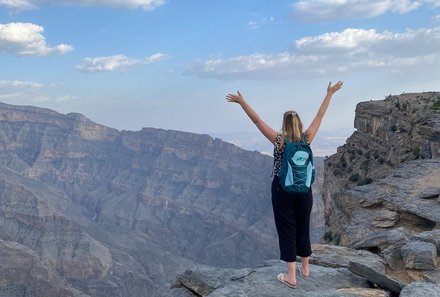 Familienreise Oman - Oman for family individuell deluxe - Aussicht Jabal Shams