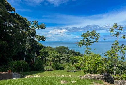 Costa Rica Familienreise - Costa Rica Family & Teens individuell - Aussicht von der La Cusinga Eco Lodge bei Uvita