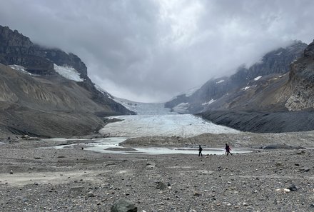 Westkanada Camping for family - Rocky Mountains mit Kindern - Athabasca Icefield erkunden