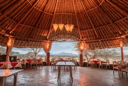 Kenia for family individuell deluxe - Severin Safari Camp - Restaurant