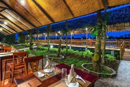 Vietnam Familienreise - Vietnam mit Kindern - Mekong Lodge - Restaurant