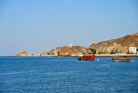 Oman Familienreise - Oman Family & Teens - Dhow bei Muscat