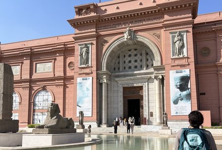 Familienreise Ägypten - Ägypten for family - Ägyptisches Museum Gebäude