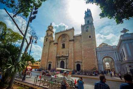 Mexiko for family Deluxe - Merida - Kathedrale in Merida