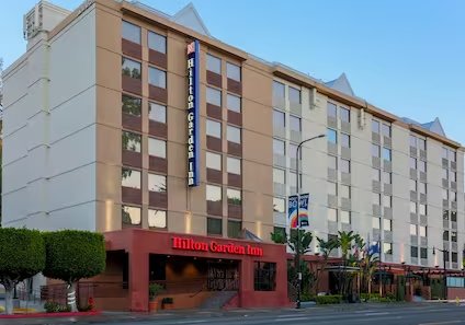 USA Familienreise - USA Westküste for family - Los Angeles - Hilton Garden Inn - Außenansicht