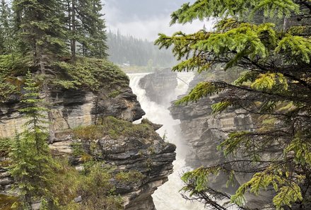 Westkanada Camping for family - Rocky Mountains mit Kindern - Wasserfälle