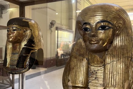 Familienreise Ägypten - Ägypten for family individuell deluxe - Köpfe im Ägyptischen Museum