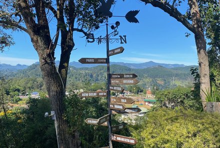 Sri Lanka mit Jugendlichen - Sri Lanka Family & Teens - Bandarawela - The Orient Hotel - Schild