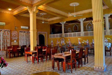 Indien mit Kindern - Indien for family - Pushkar - Bagh Resort - Restaurant