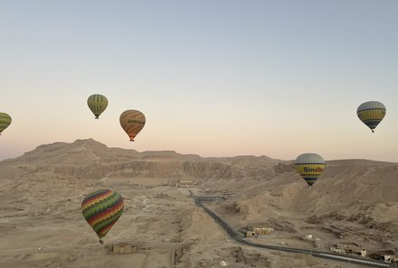 Familienreise Ägypten - Ägypten for family individuell deluxe - Heißluftballonfahrt über Luxor