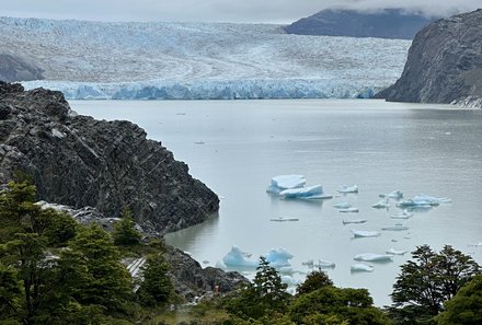 Patagonien Family & Teens - Lago Grey - Gletscher mit Eisblöcken