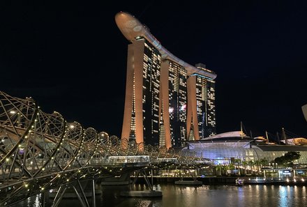 Bali for family deluxe - Familienreise Bali mit Kindern - Singapur Brücke