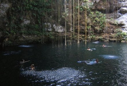 Mexiko for family Deluxe - Chichen Itza - Cenote bei Chichen Itza