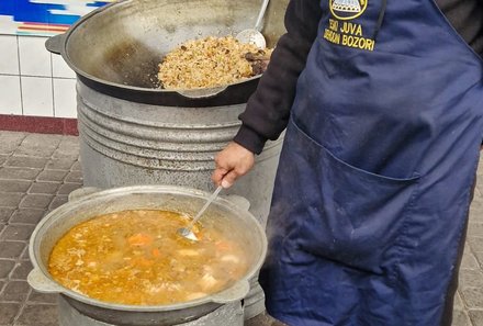 Usbekistan for family - Usbekistan Familienreise - Nationalgericht Plov